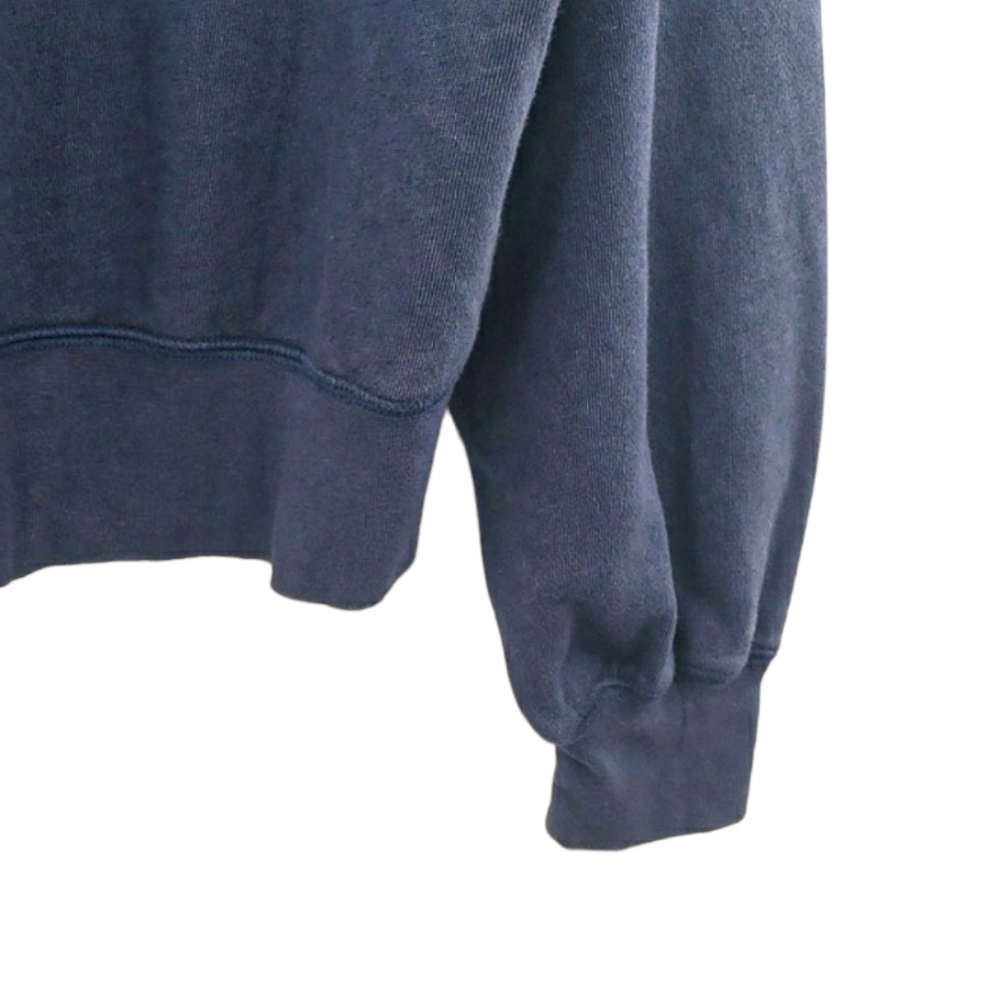 J. Crew Ultra Soft Navy Blue Oversized Cotton Hoodie - Picture 8 of 10